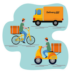 Online Home Office Bike Truck Delivery Bicycle