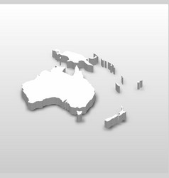 3d Map Of Australia Continent