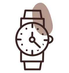 Hipster Watch On A White Background