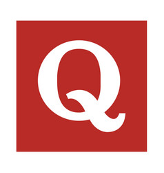 Quora Social Media Logo With White Background