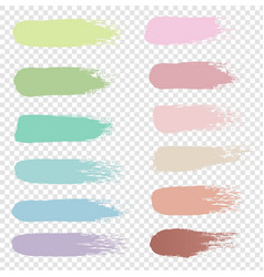 Pastel Blot Set With Transparent Background