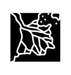 Delta River Glyph Icon