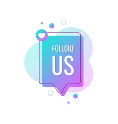 Follow Us Template Banner