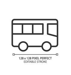 Public Transport Pixel Perfect Linear Icon