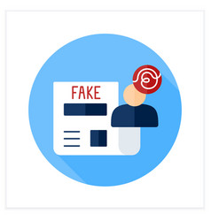 Disinformation Fllat Icon