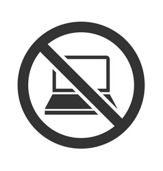 Laptop Restriction Icon