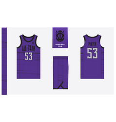 Basketball Uniform Mockup Template Design