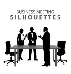 Business Meeting Silhouettes