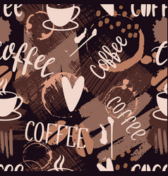 Coffee Seamless Pattern Fashion Cafe Bar