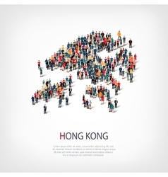 People Map Country Hong Kong