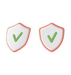 3d Render Shield Protection Icon Payment