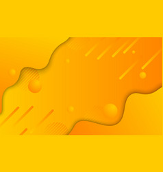 Abstract Yellow Liquid Shape Background