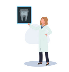 Dental Medical Concept Female Dentist