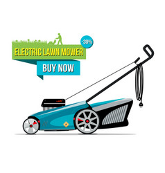 Electric Lawn Mover Sale Banner