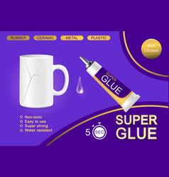 Super Glue Cup Background