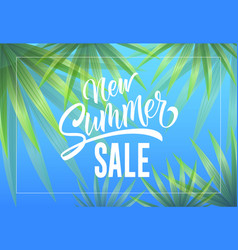 New Summer Sale Seasonal Advertising Design