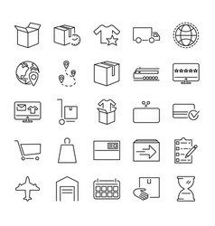 Order Fulfillment Icon Set