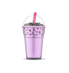 Realistic Detailed 3d Bubble Milk Tea