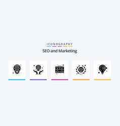 Seo Glyph 5 Icon Pack Including Bulb Quality