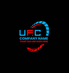 Ufc Letter Logo Design Simple And Modern