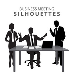 Business Meeting Silhouettes 2