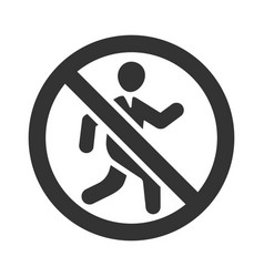 No Entry Restriction Icon