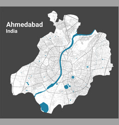 Ahmedabad Map Detailed Map Of City