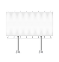 Blank Billboard With Two Legs Template Mockup