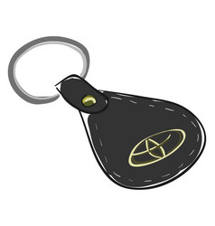 Clipart Black Leather Toyota Key Chain