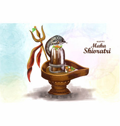 Maha Shivratri Festival Greeting Card