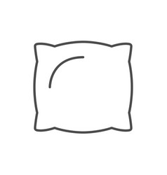 Classic Pillow Line Outline Icon