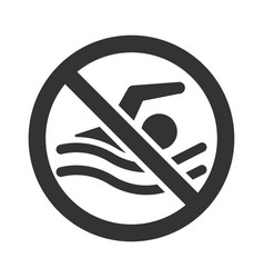 No Swim Restriction Icon