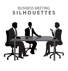 Business Meeting Silhouettes 4