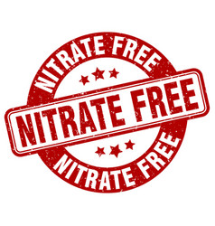 Nitrate Free Stamp Label Round