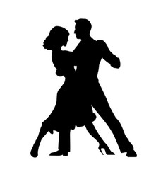 Couple Dancing Silhouette