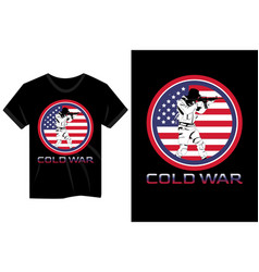 Cold War American Flag And Soldier Mockup