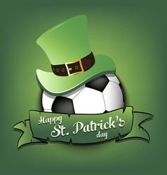 Happy St Patricks Day And Soccer Ball