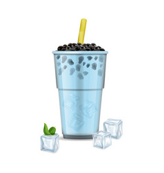 Realistic Detailed 3d Bubble Milk Tea