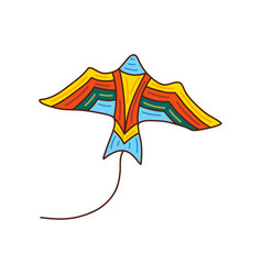 Kite Hand Drawn Flying Toy Bird Shaped