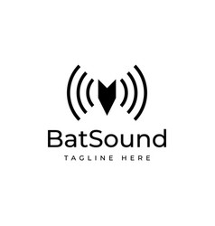 Bat Sound For Echolocation Logo Design