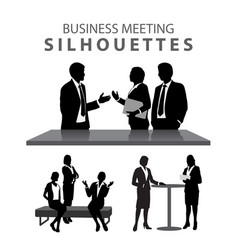 Business Meeting Silhouettes 7