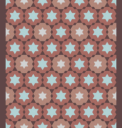 Seamless Background Hexagon Pattern Brick Red