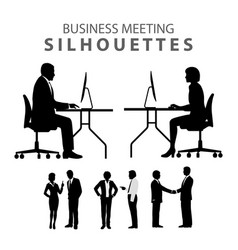 Business Meeting Silhouettes 8