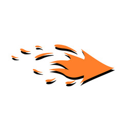 Flaming Arrow Icon Speed Conceptfire Logo