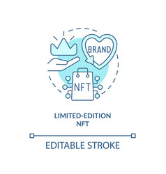 Limited Edition Nft Turquoise Concept Icon