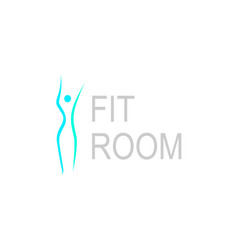 Fit Room Logo Isolated On White