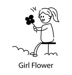 Girl Flower