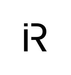 Ir Ri Letters Logo Monogram Design