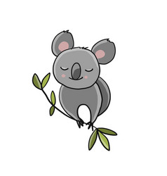 Little Koala Character Sketch For Your Design