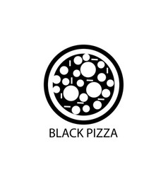 Black Pizza Logo